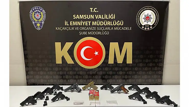 Samsun'da silah ticareti operasyonu: 6 gözaltı