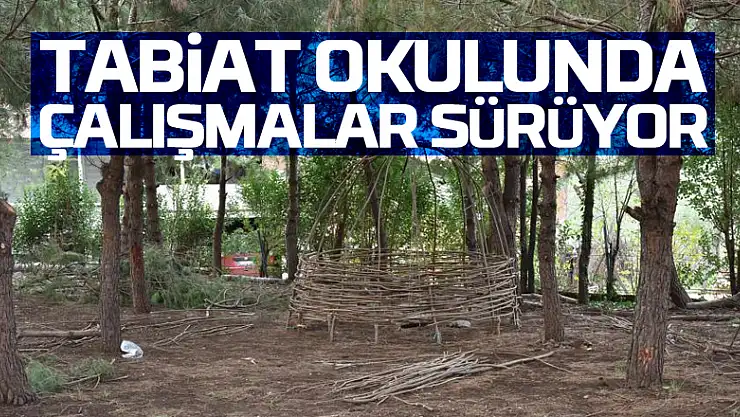 Tekkeköy'ün ilk tabiat okulunda çalışmalar sürüyor