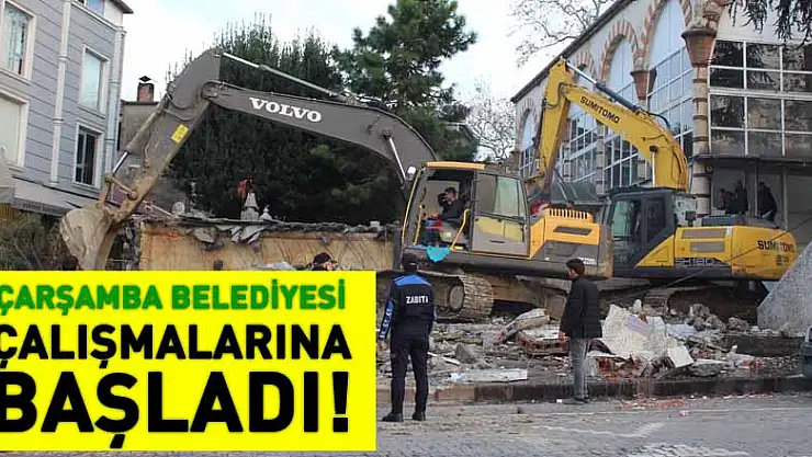 MODERN ÇARŞAMBA'YA İLK KAZMA!