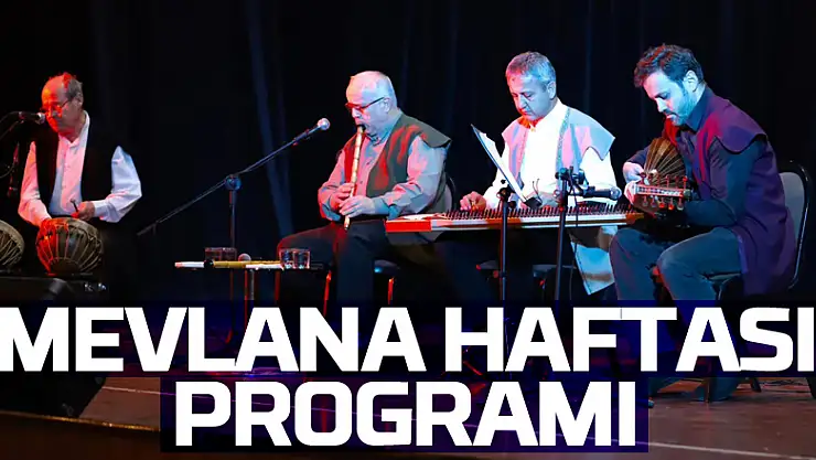 Mevlana Haftası Programı