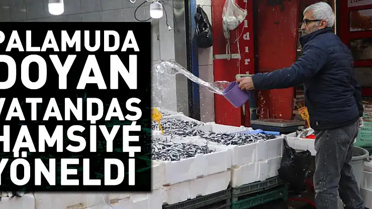 Palamuda doyan vatandaş hamsiye yöneldi