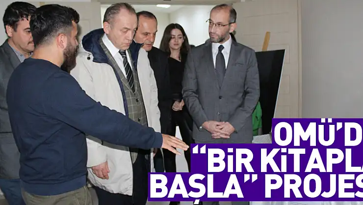 OMÜ'den'Bir Kitapla Başla' projesi