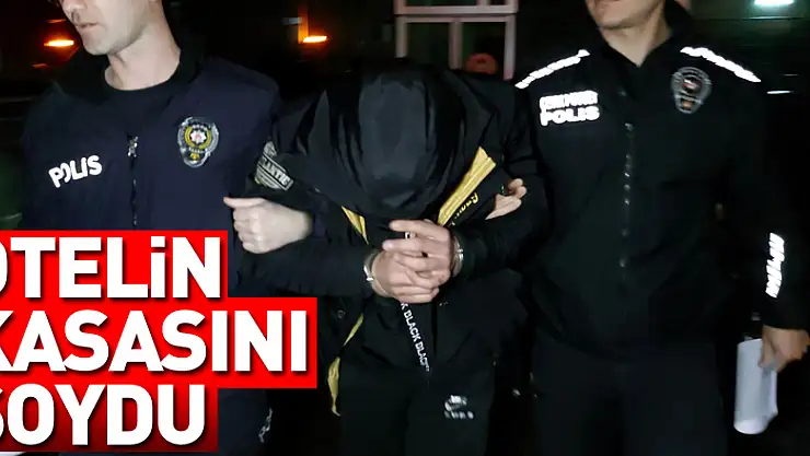 Samsun'da otelin kasasından hırsızlık yapan 2 kişi tutuklandı