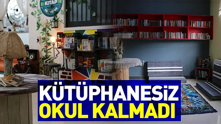 Samsun'da kütüphanesiz okul kalmadı