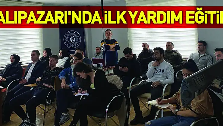 Salıpazarı'nda ilk yardım eğitimi