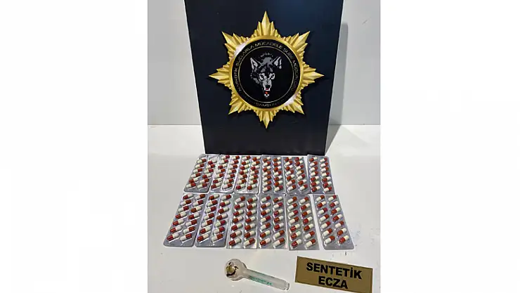 Uyuşturucu haplarla yakalanan şahıs gözaltına alındı