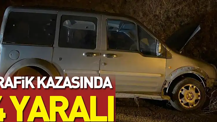 Trafik kazasında 4 yaralı