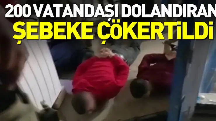 Sahte araç kiralama siteleriyle 200 vatandaşı dolandıran şebeke çökertildi