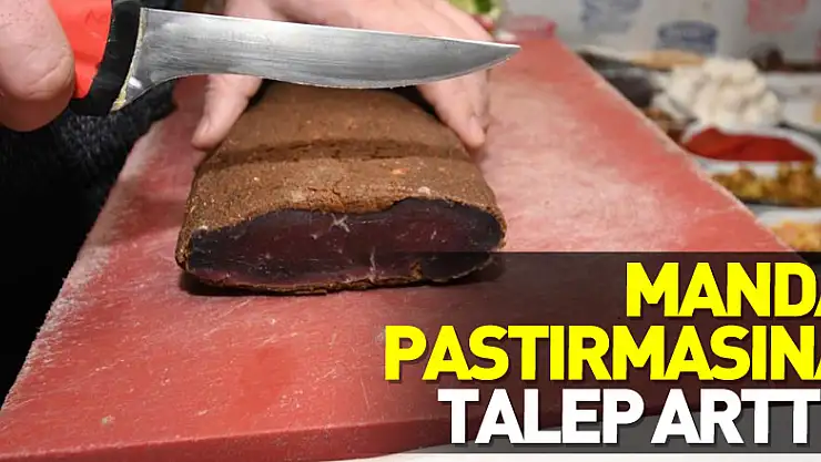 Manda pastırması, sığır pastırmasının yerini alıyor