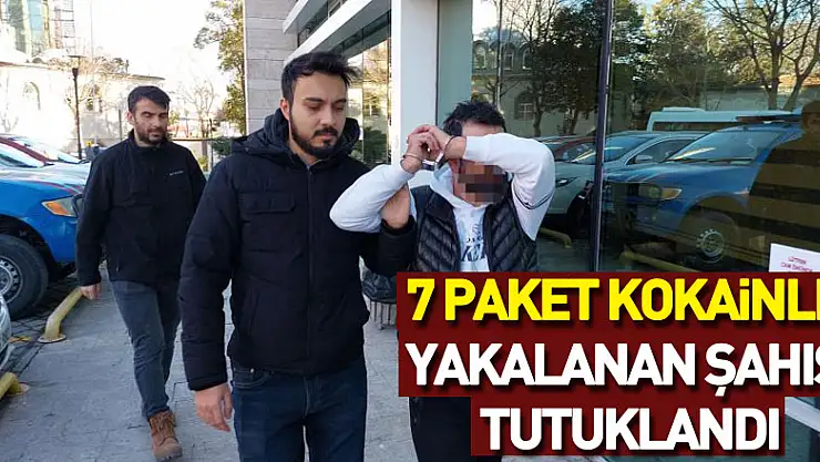 Smsun'da 7 paket kokainle yakalanan şahıs tutuklandı