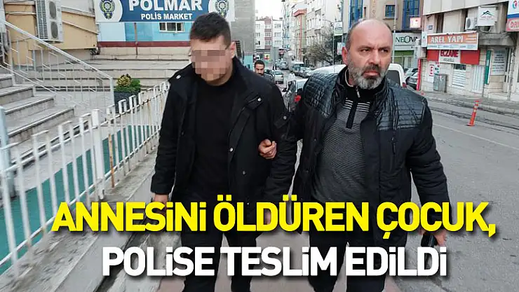 annesini öldüren çocuk, çocuk polisine teslim edildi