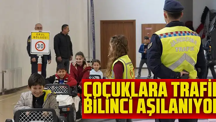 Çocuklara trafik bilinci aşılanıyor