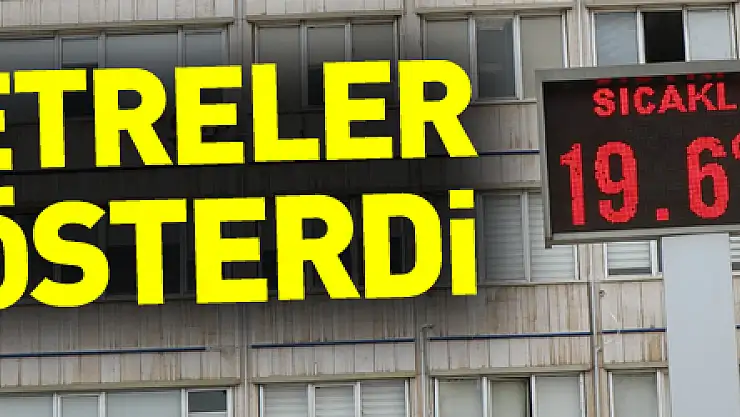 Samsun'da termometreler 19,6'yı gösterdi
