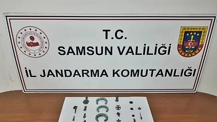 Samsun'da çok sayıda tarihi eser ele geçirildi