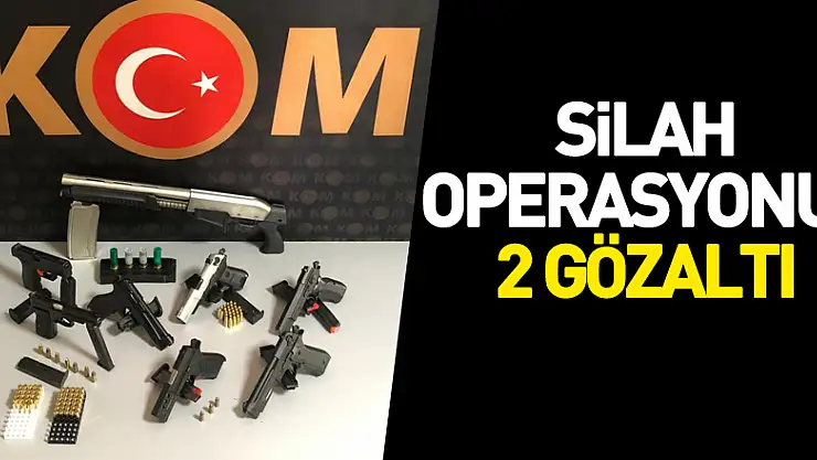  Samsun'da silah operasyonu: 2 gözaltı