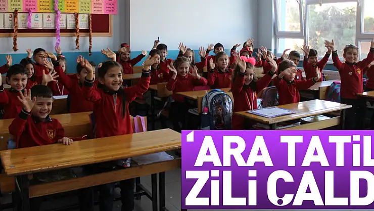 'Ara tatil' zili çaldı