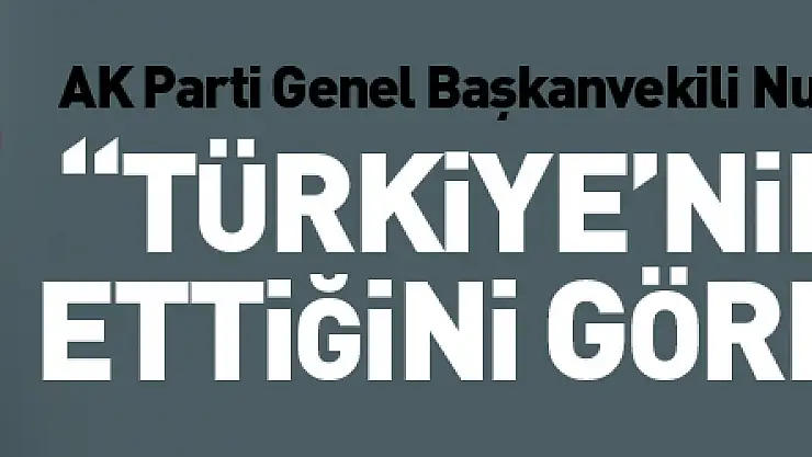 Numan Kurtulmuş: 'Yeni Birleşmiş Milletler'in oluştuğunu ve Türkiye'nin öncülük ettiğini göreceksiniz'