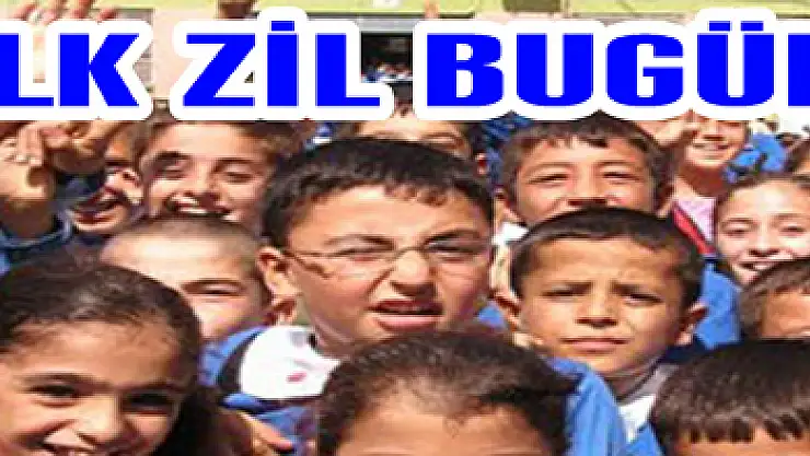 Minikler için ilk zil bugün