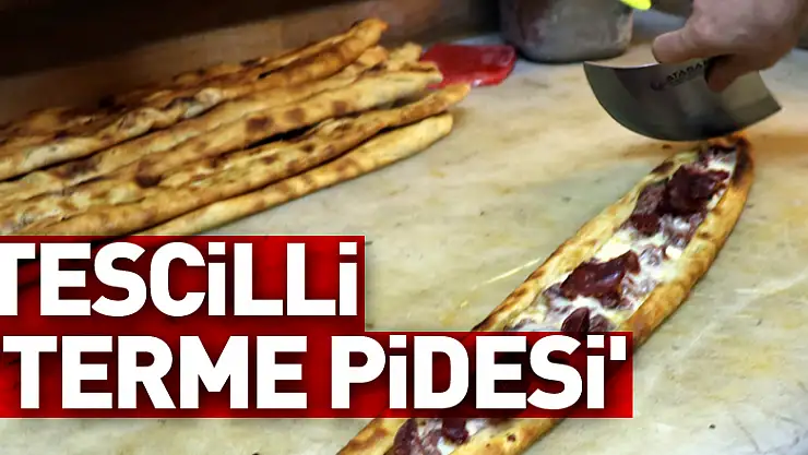 Tescilli 'Terme pidesi' hem göze hem de mideye hitap ediyor