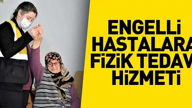 Engelli hastalara fizik tedavi hizmeti