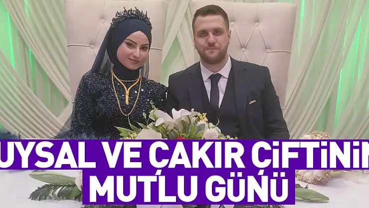 Uysal ve Çakır çiftinin mutlu günü