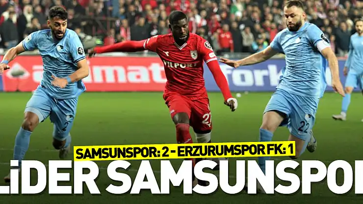 Spor Toto 1. Lig: Samsunspor: 2 - Erzurumspor FK: 1