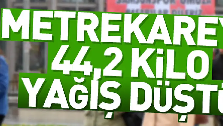 Samsun'a beklenen yağış geldi: Metrekareye 44,2 kilo yağış düştü