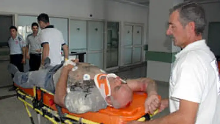 İşçi elektrik akımına kapıldı