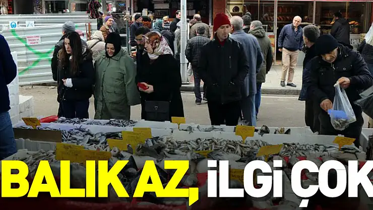Balık az, ilgi çok