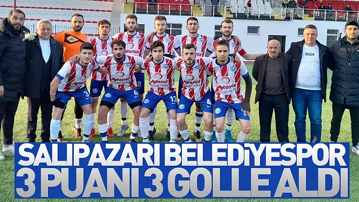Salıpazarı Belediyespor 3 Puanı 3 Golle Aldı