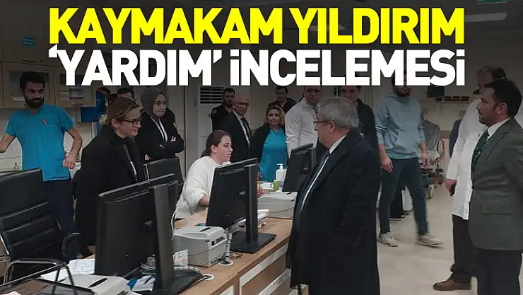 Kaymakam Yıldırım 'yardım' incelemesi
