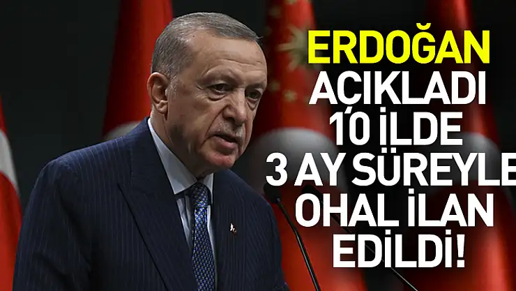 CB ERDOĞAN AÇIKLADI