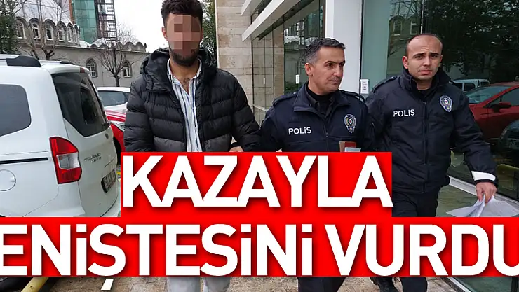 Otomobilin içinde kazayla eniştesini vurdu