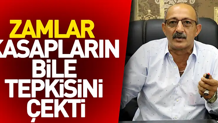 Et fiyatlarına gelen zamlar kasapların bile tepkisini çekti