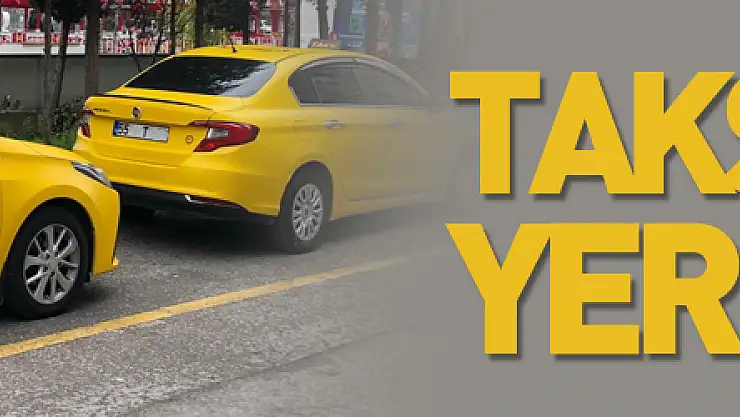 Samsun'da taksi durak yeri ihalesi