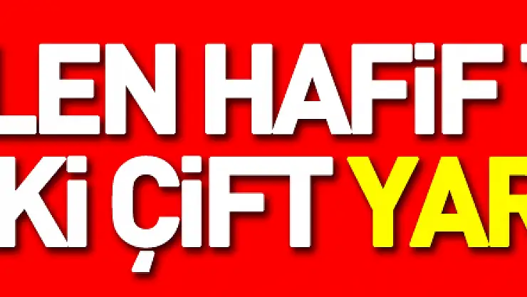 Samsun'da devrilen hafif ticari araçtaki çift yaralandı