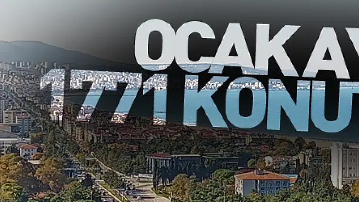 Samsun'da ocak ayında 1771 konut satıldı