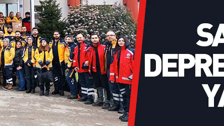 Samsunlu sağlıkçılar deprem bölgesinde yara sardı