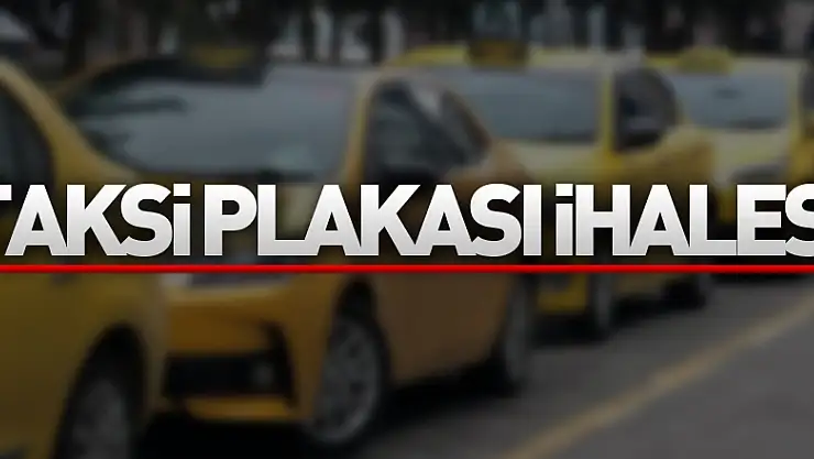 Samsun'da taksi plakası ihalesi
