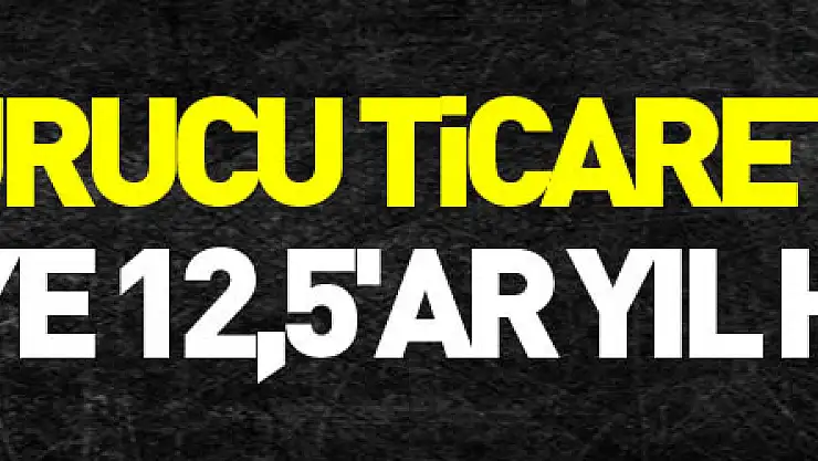 Samsun'da uyuşturucu ticaretinden 2 kişiye 12,5'ar yıl hapis