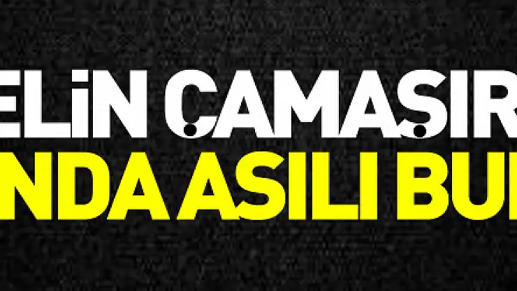 Apart otelin çamaşır kurutma odasında asılı bulundu