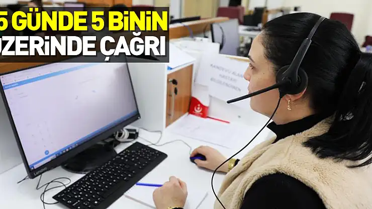 'Samsun Depremzede İletişim Hattı'na 15 günde 5 binin üzerinde çağrı