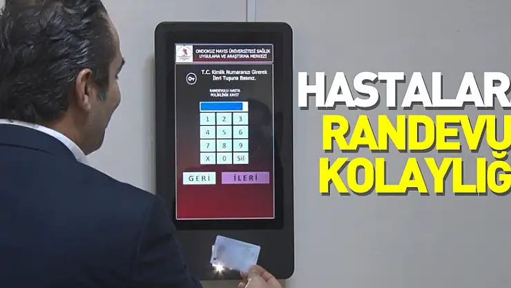 Hastalara randevu kolaylığı