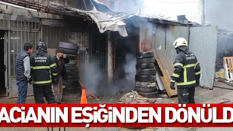 Soba patladı, facianın eşiğinden dönüldü