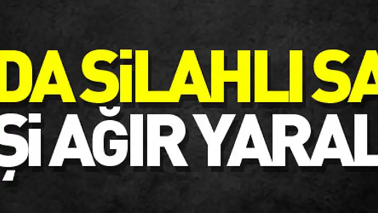 Samsun'da silahlı saldırıda bir kişi ağır yaralandı