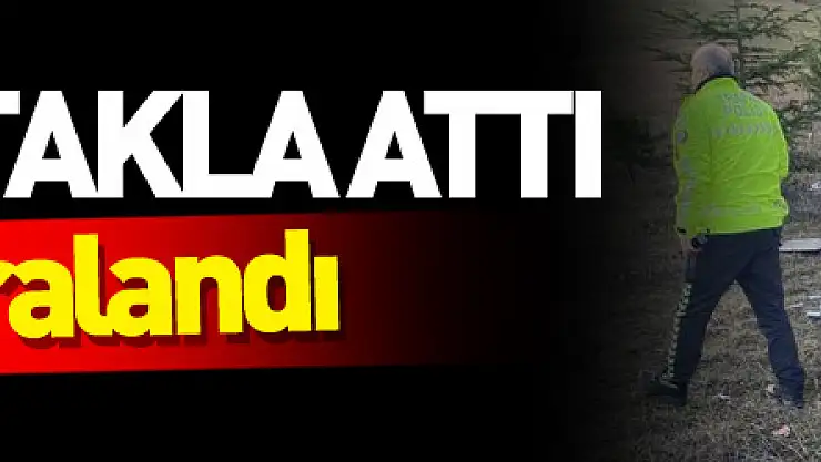 Samsun'da otomobil takla: 1 yaralı