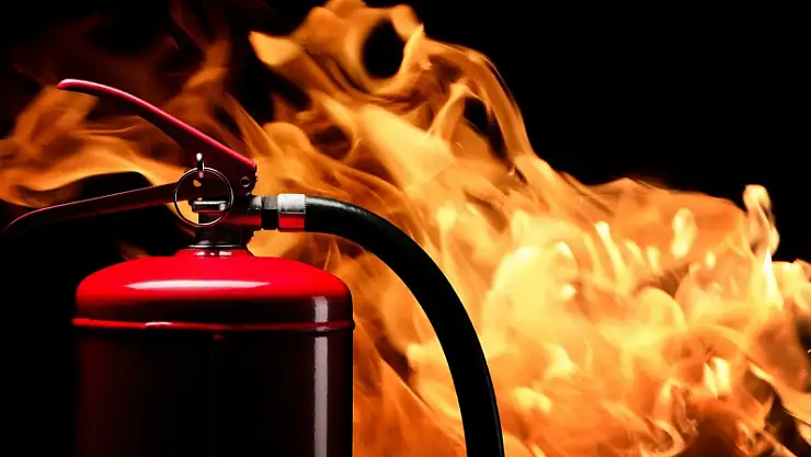 yangında bir kişi hastanelik oldu