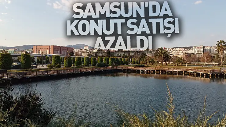 Samsun'da konut satışı azaldı