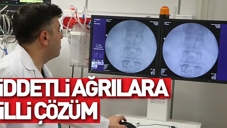 Bitmeyen şiddetli ağrılara pilli çözüm