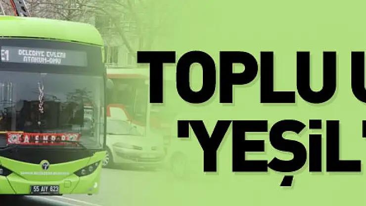 Toplu ulaşımda 'yeşil' konfor